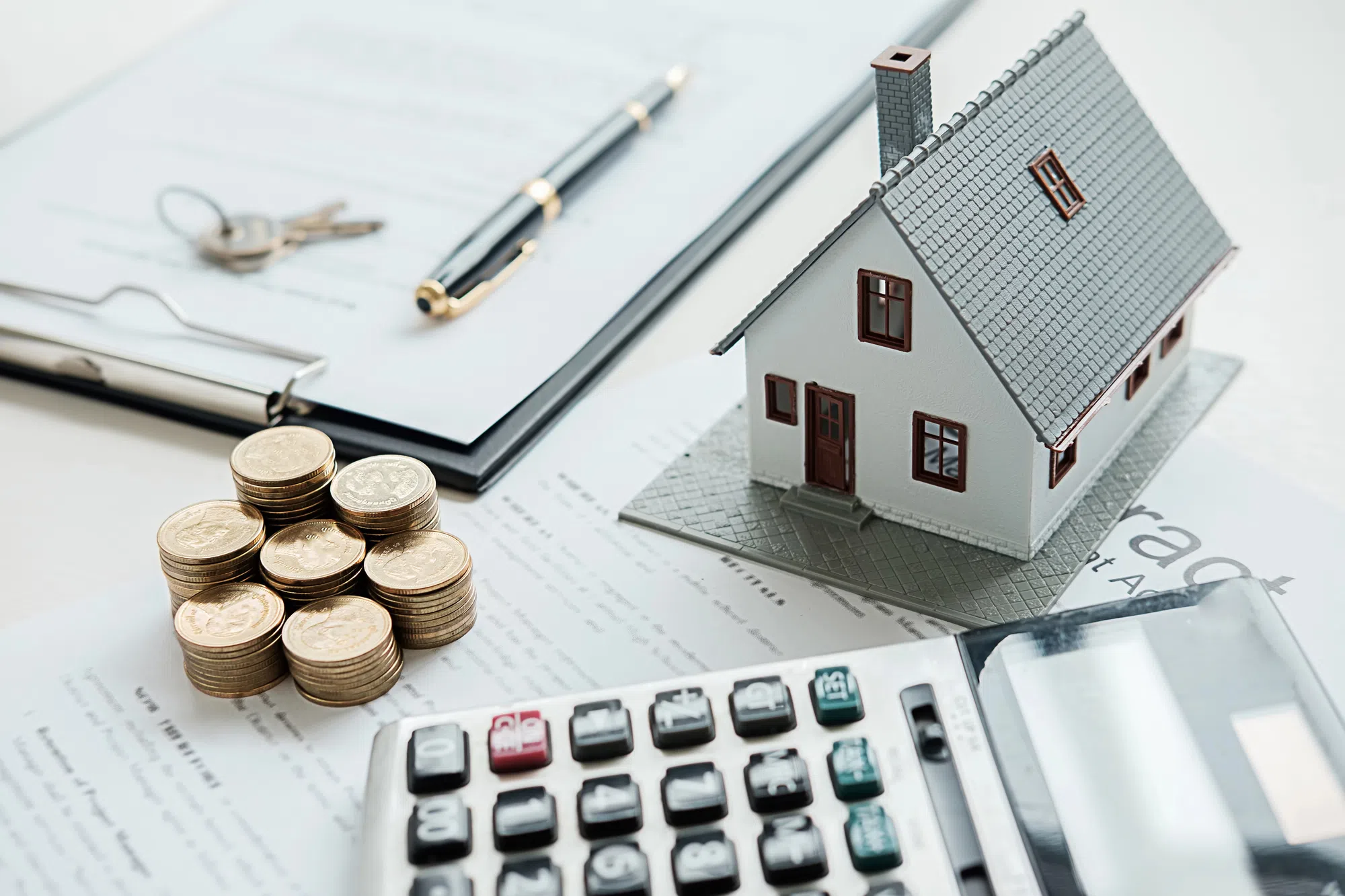 Unterlagen und Finanzierungsdokumente für Immobilienbewertung
